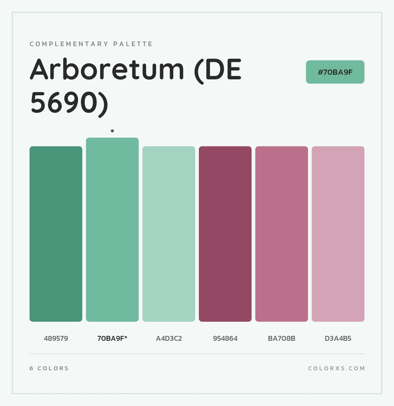 Arboretum (DE 5690) - Complementary Color Palette