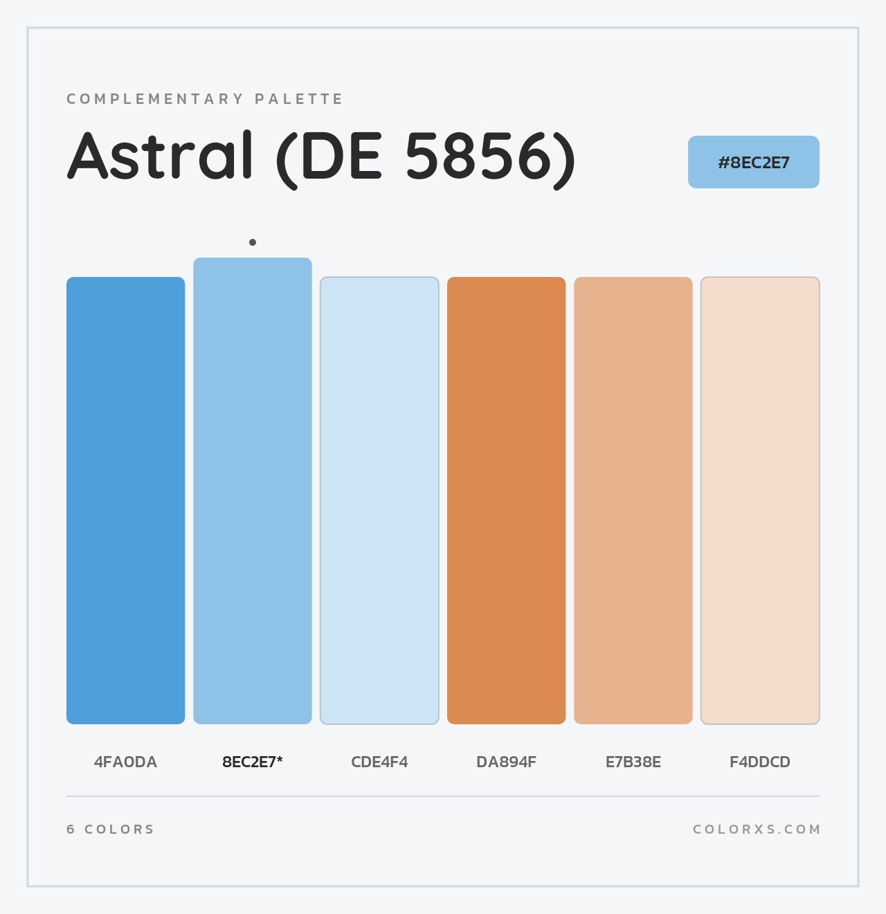 Astral (DE 5856) - Complementary Color Palette