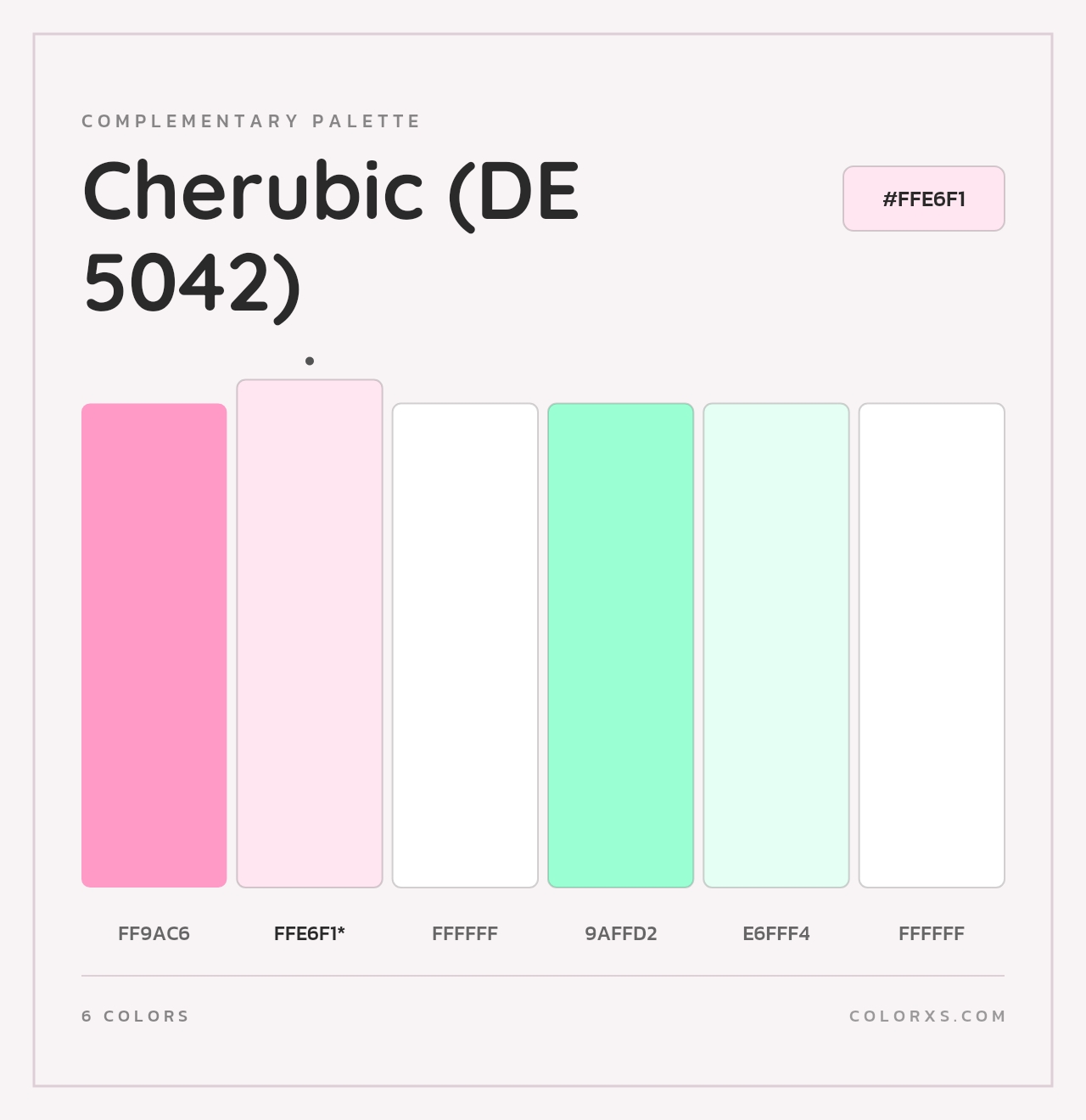 Cherubic (DE 5042) - Complementary Color Palette