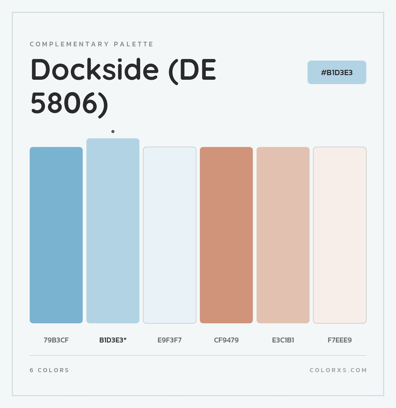 Dockside (DE 5806) - Complementary Color Palette