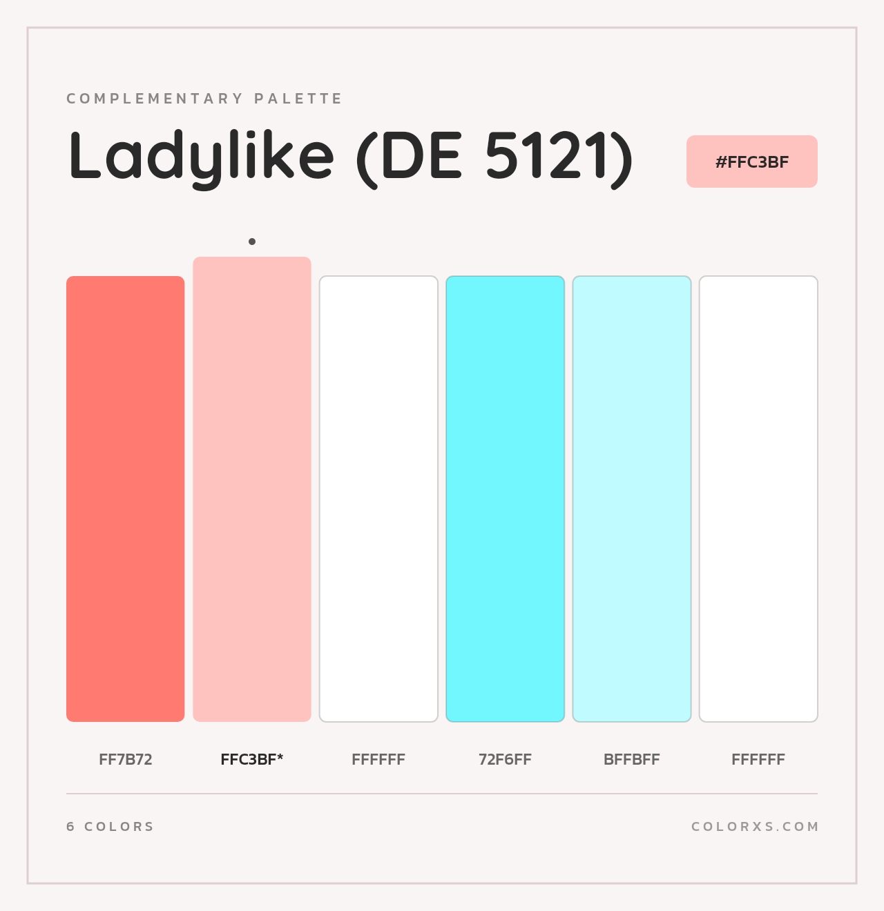 Ladylike (DE 5121) - Complementary Color Palette