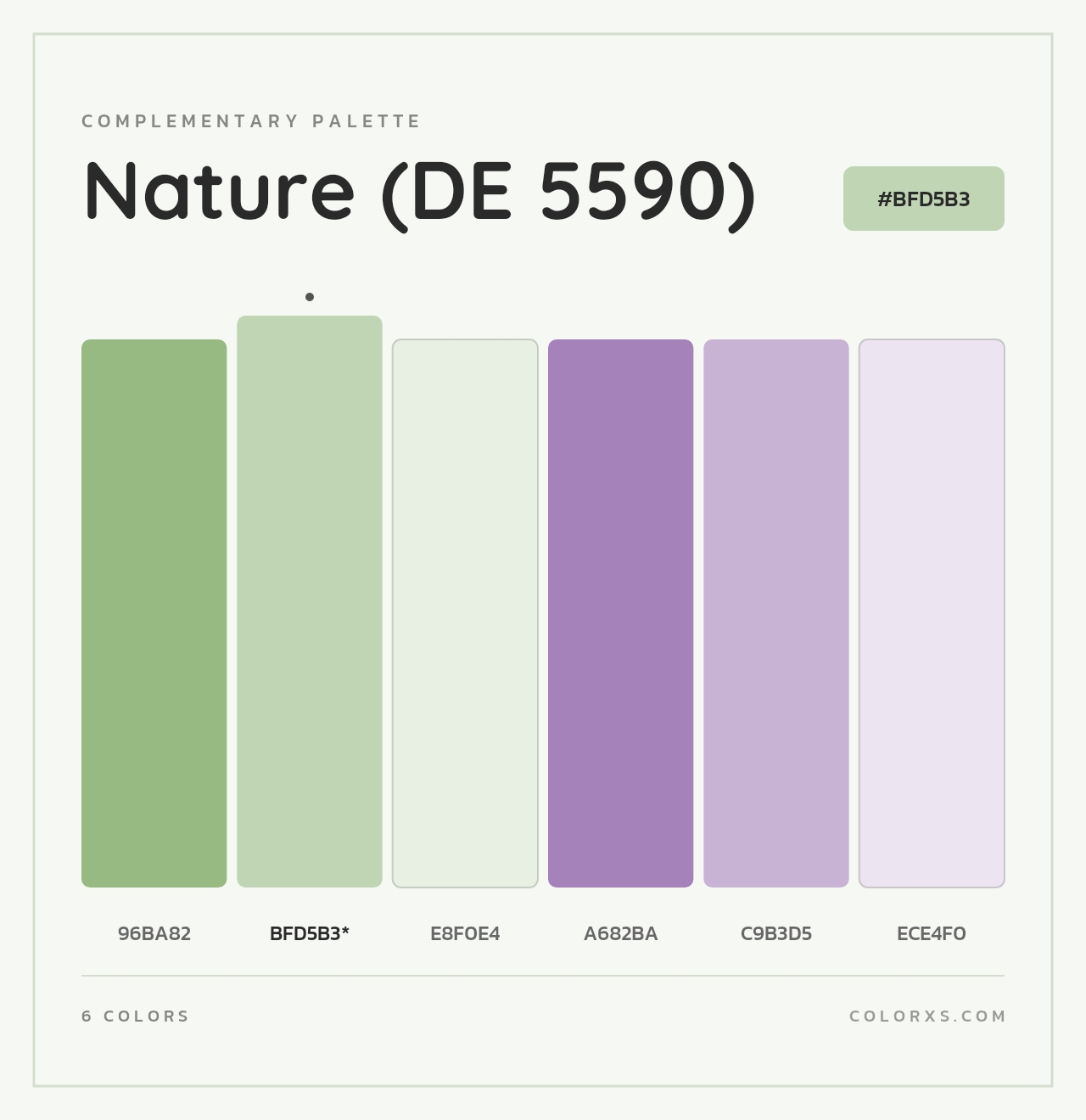 Nature (DE 5590) - Complementary Color Palette