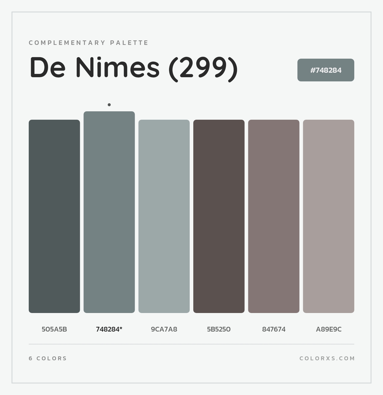 De Nimes (299) - Complementary Color Palette