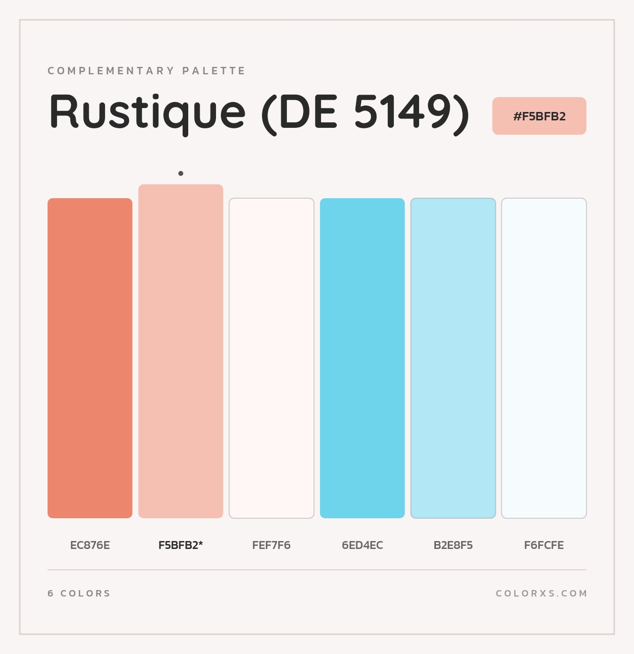 Rustique (DE 5149) - Complementary Color Palette