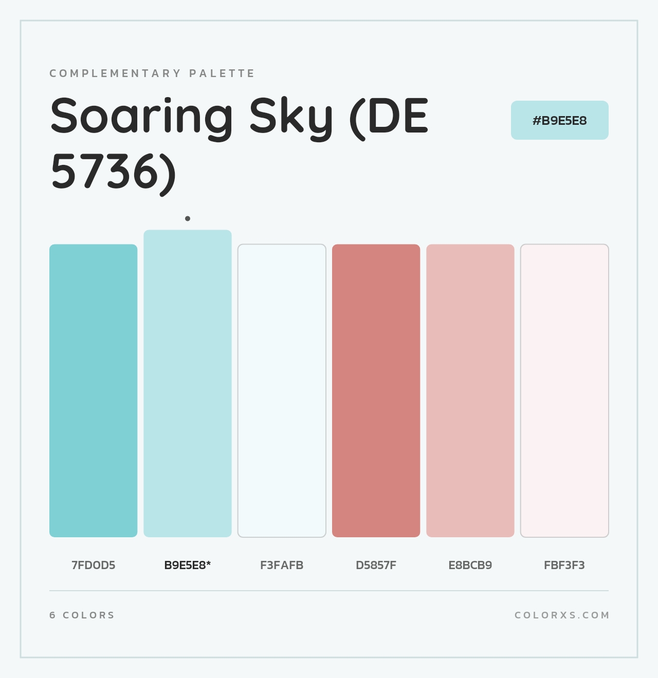 Soaring Sky (DE 5736) - Complementary Color Palette