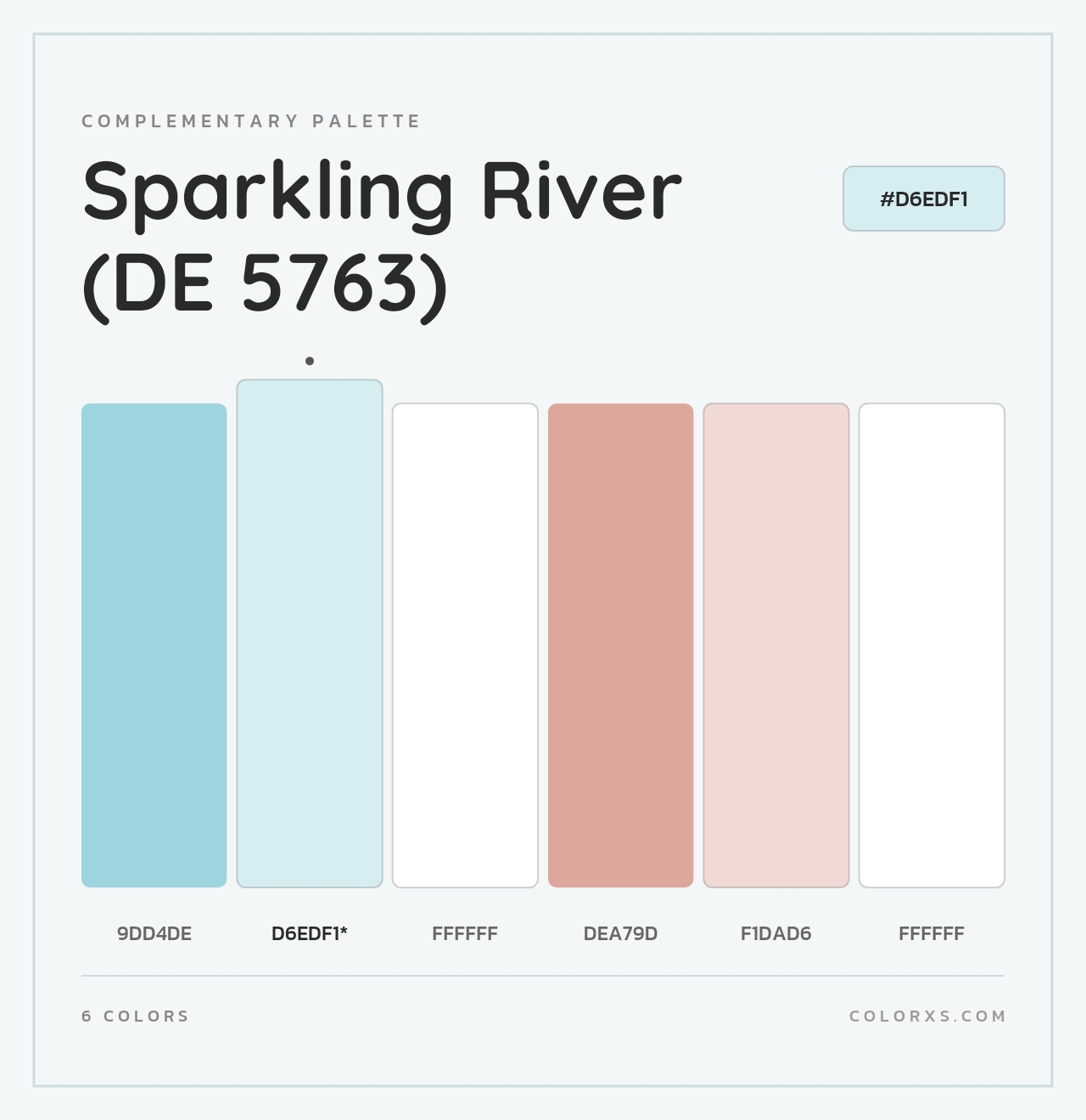 Sparkling River (DE 5763) - Complementary Color Palette