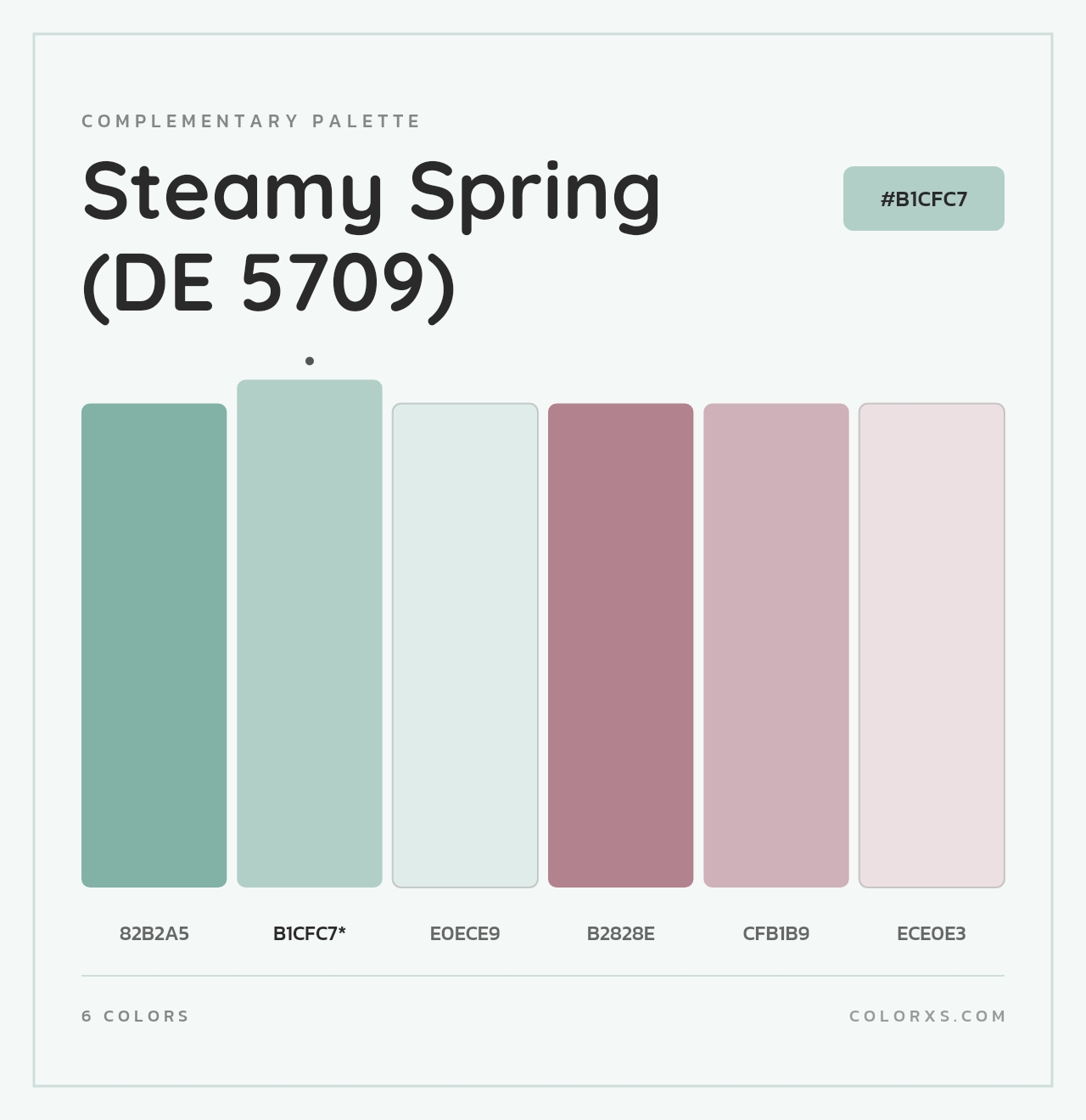 Steamy Spring (DE 5709) - Complementary Color Palette