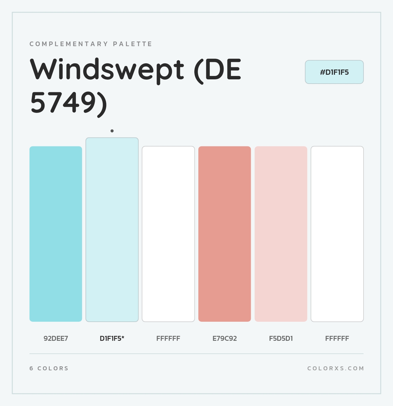 Windswept (DE 5749) - Complementary Color Palette