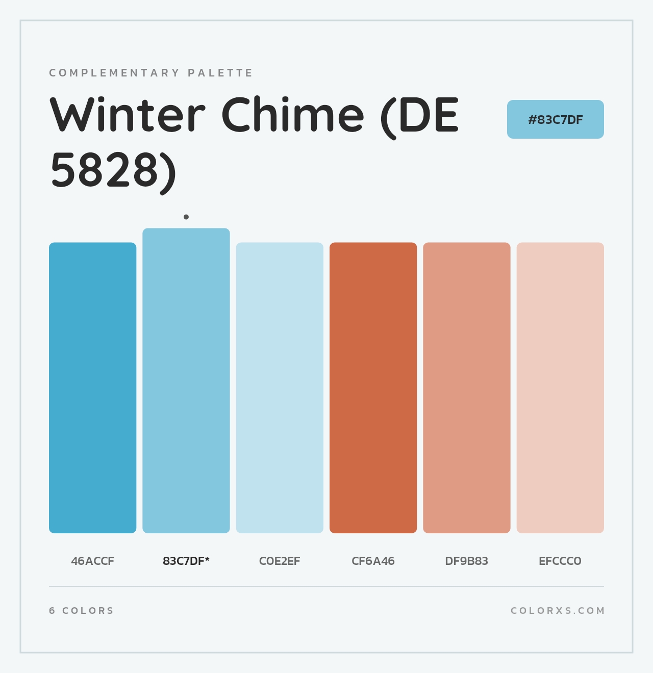 Winter Chime (DE 5828) - Complementary Color Palette
