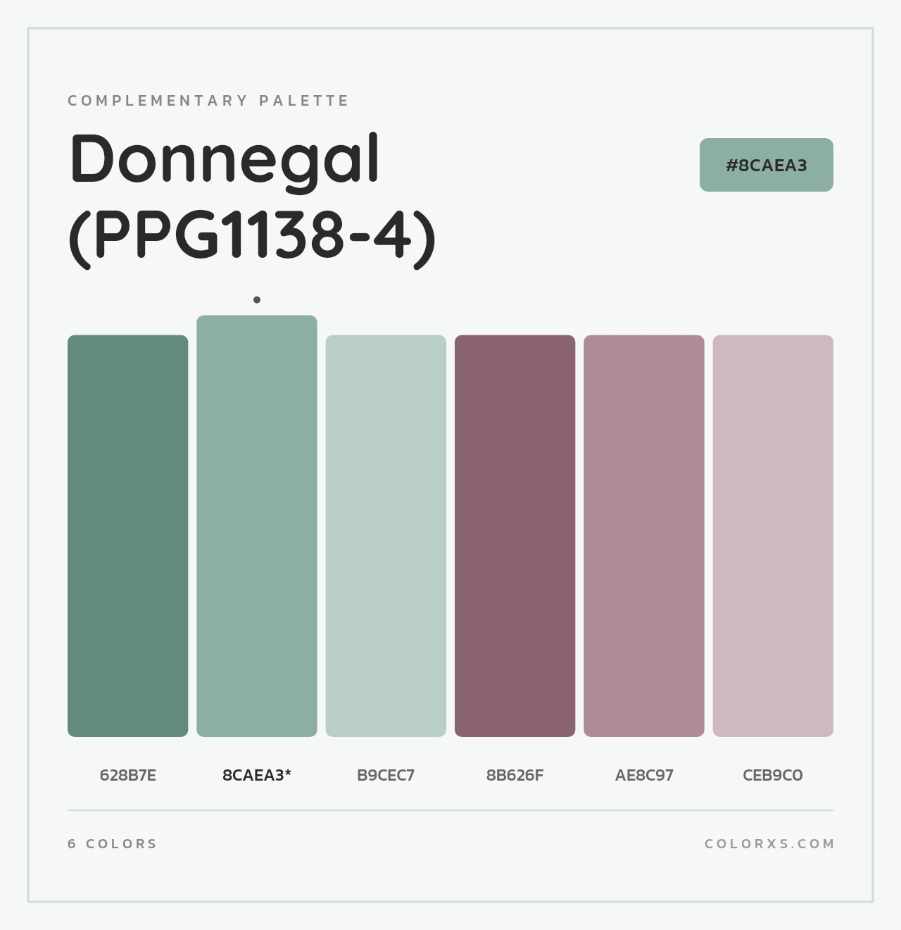 Donnegal (PPG1138-4) - Complementary Color Palette