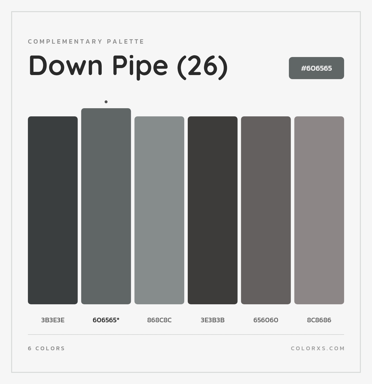 Down Pipe (26) - Complementary Color Palette
