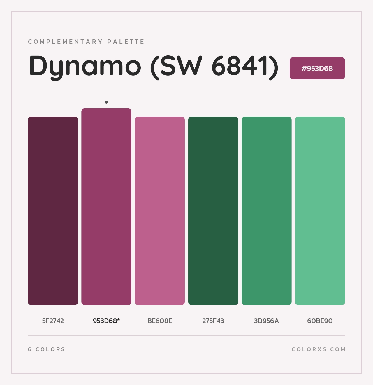 Dynamo (SW 6841) - Complementary Color Palette
