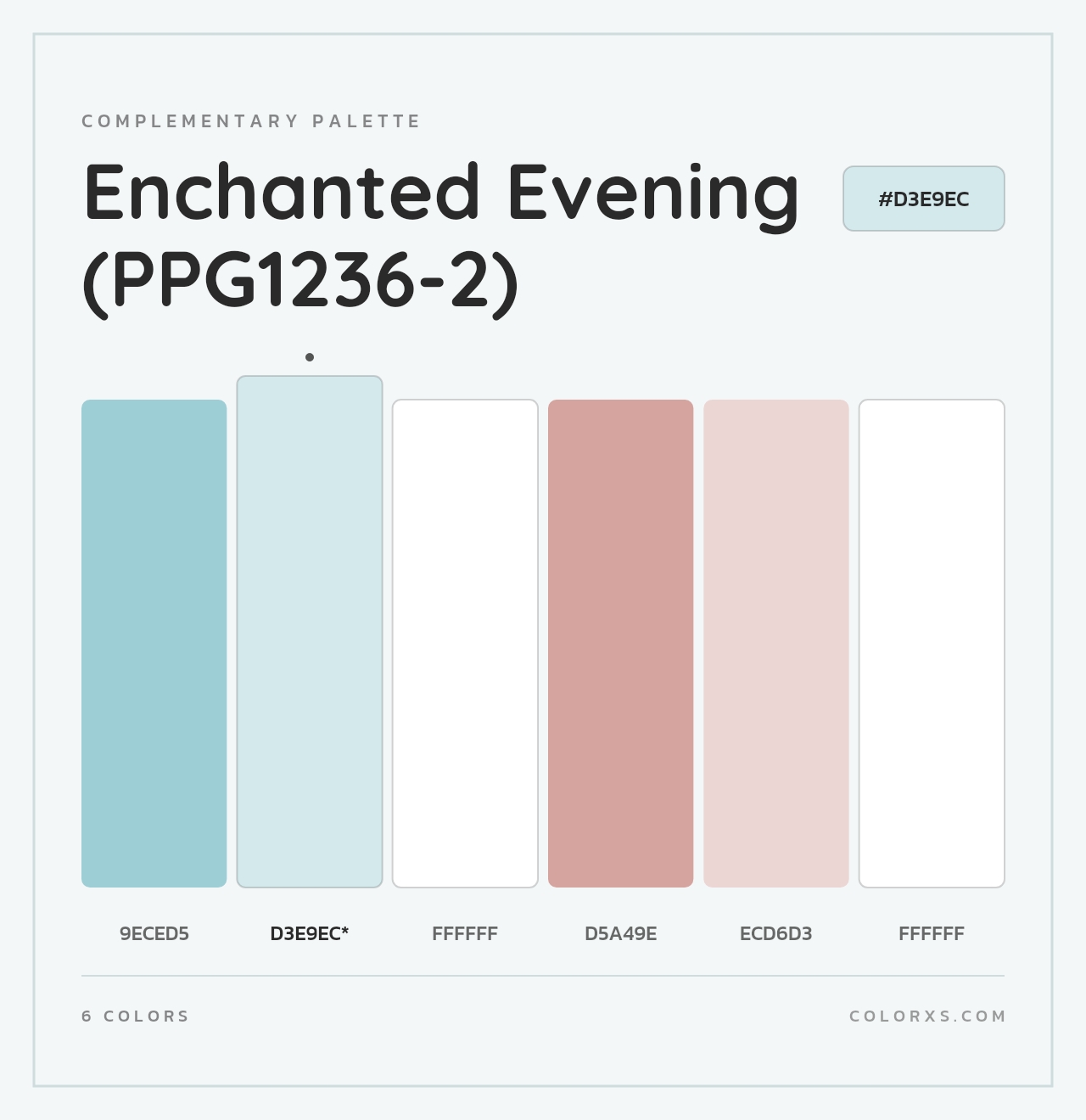 Enchanted Evening (PPG1236-2) - Complementary Color Palette