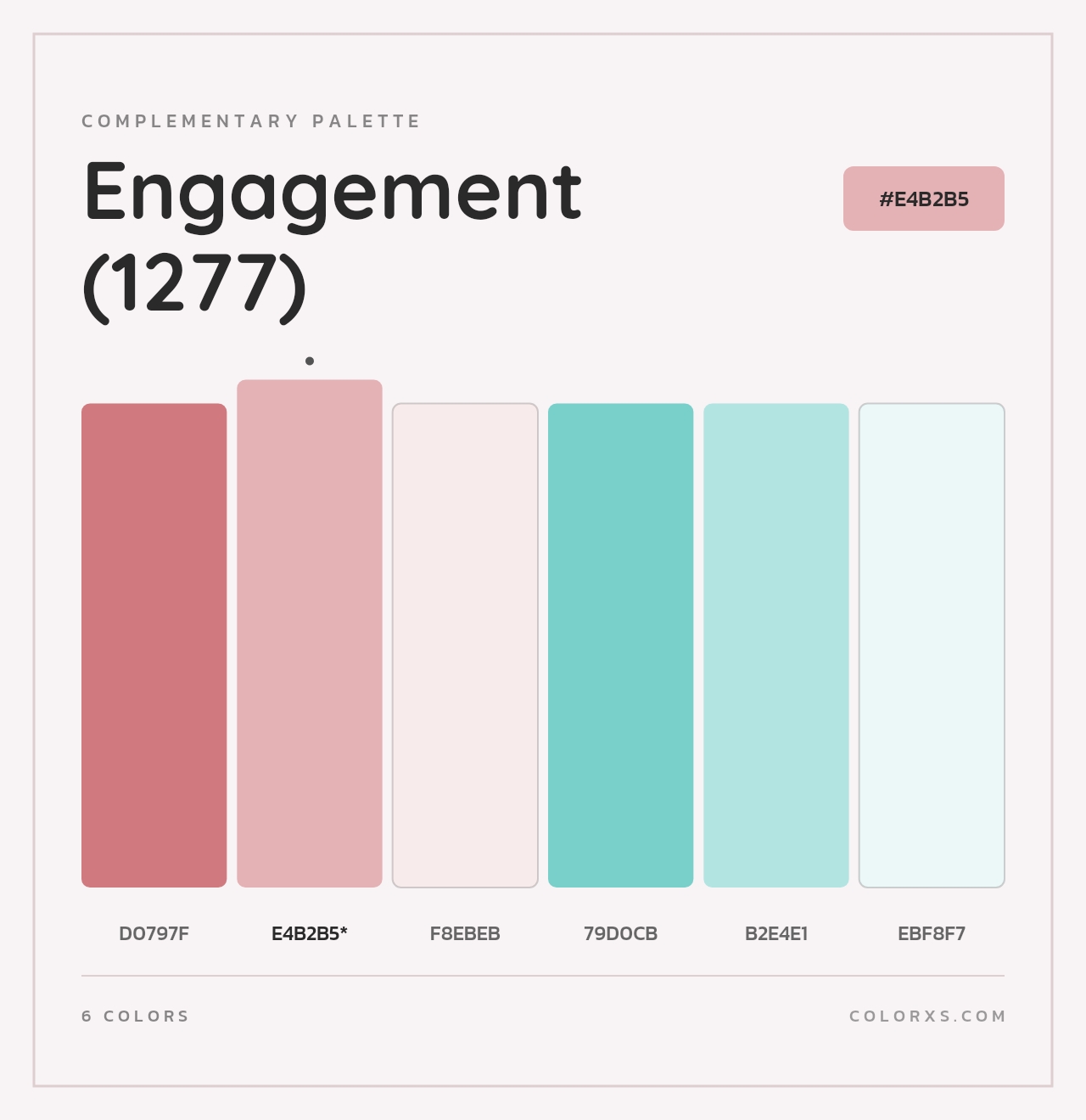 Engagement (1277) - Complementary Color Palette