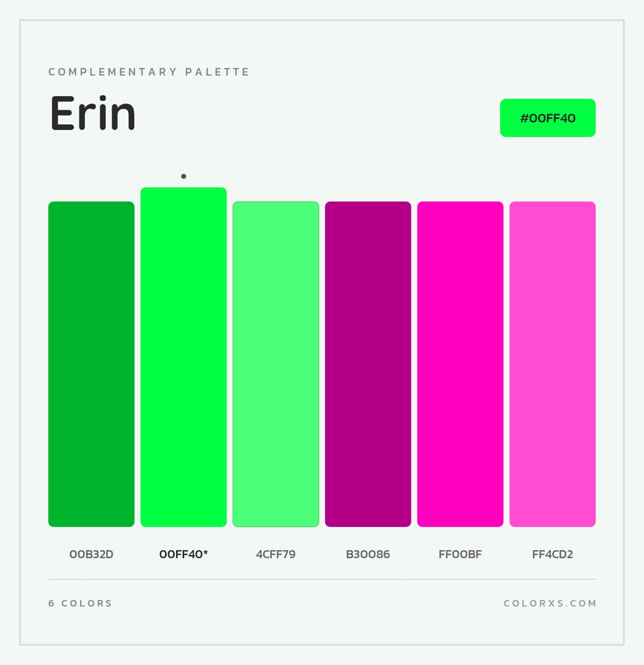 Erin - Complementary Color Palette