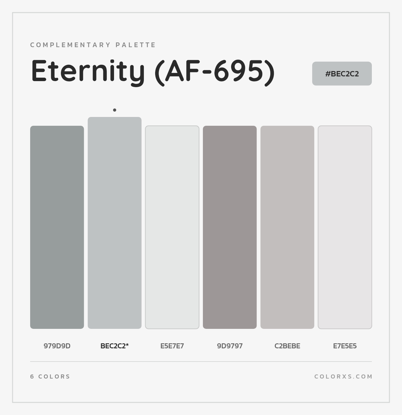 Eternity (AF-695) - Complementary Color Palette