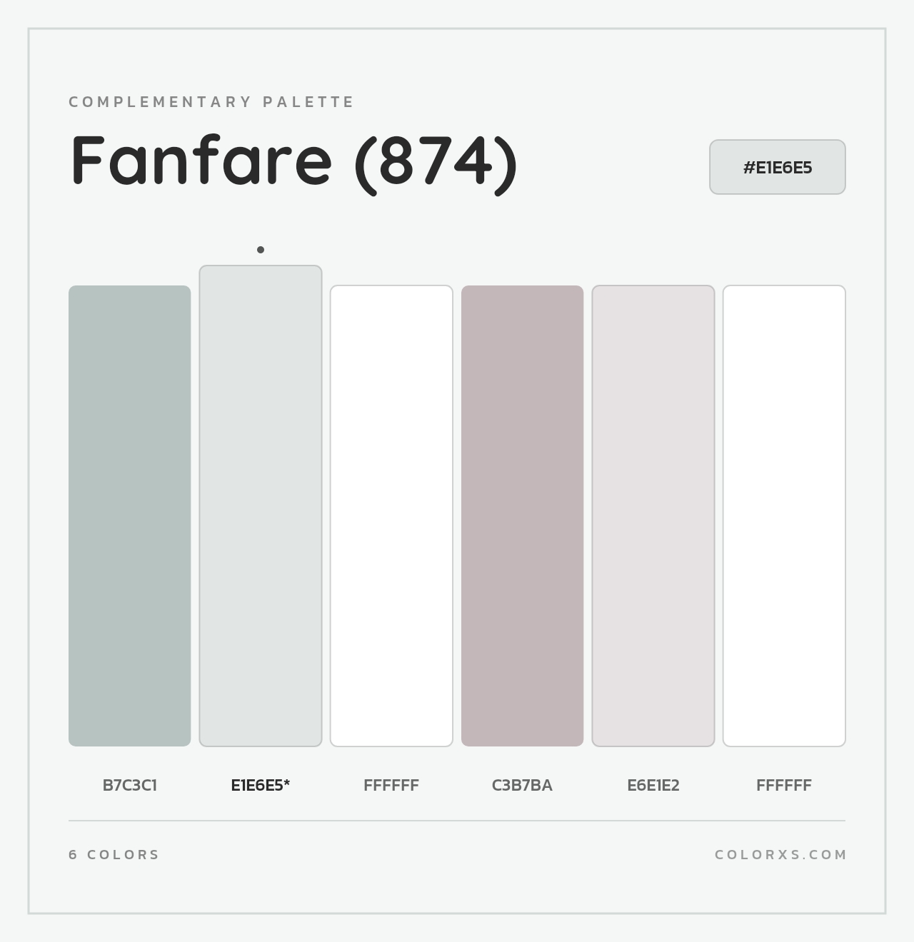 Fanfare (874) - Complementary Color Palette