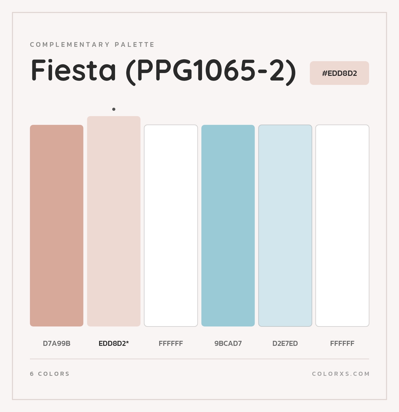 Fiesta (PPG1065-2) - Complementary Color Palette
