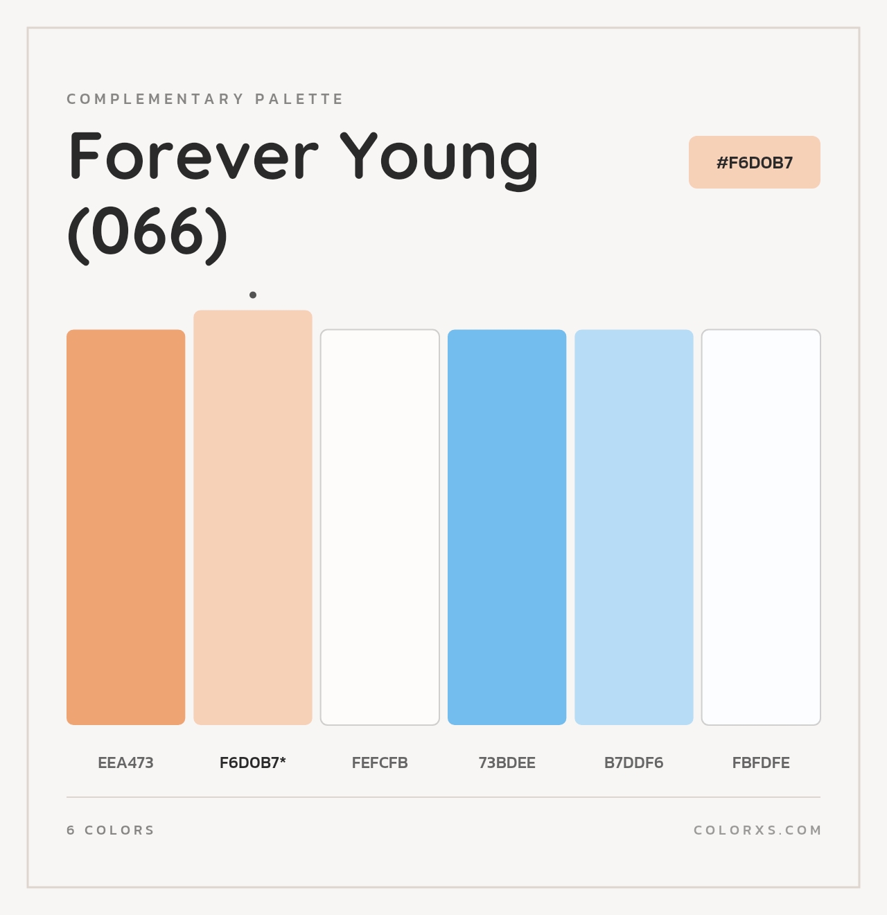 Forever Young (066) - Complementary Color Palette