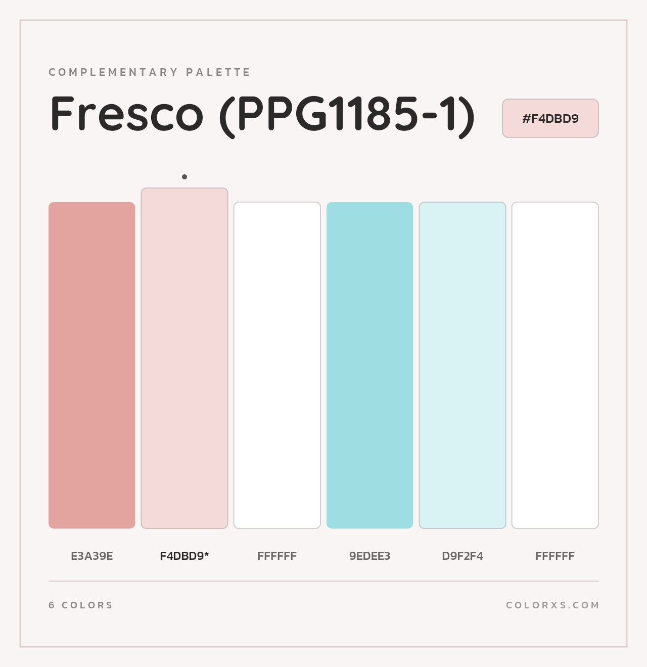 Fresco (PPG1185-1) - Complementary Color Palette