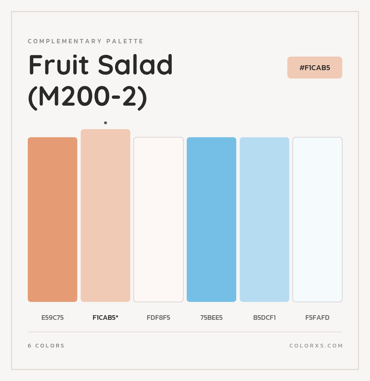 Fruit Salad (M200-2) - Complementary Color Palette