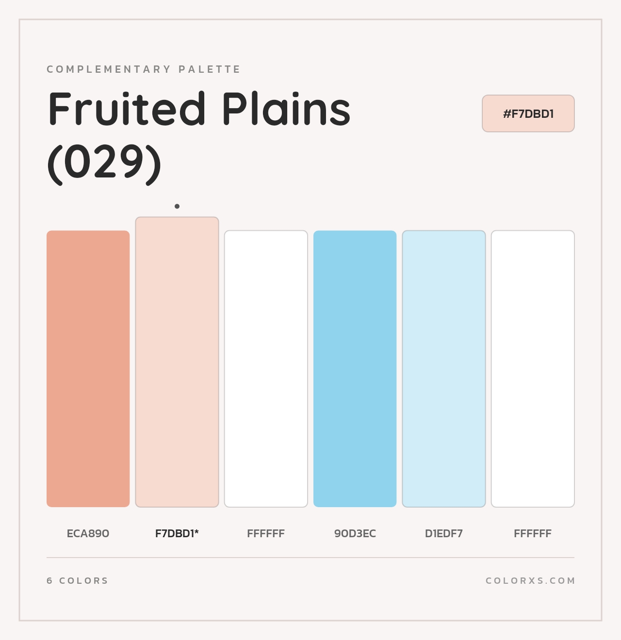 Fruited Plains (029) - Complementary Color Palette