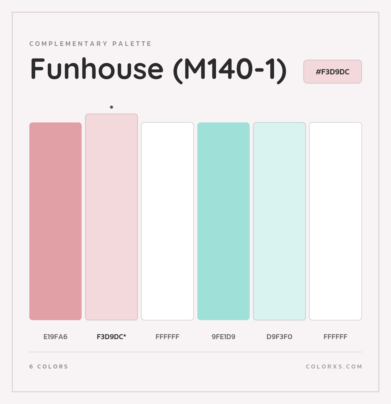 Funhouse (M140-1) - Complementary Color Palette