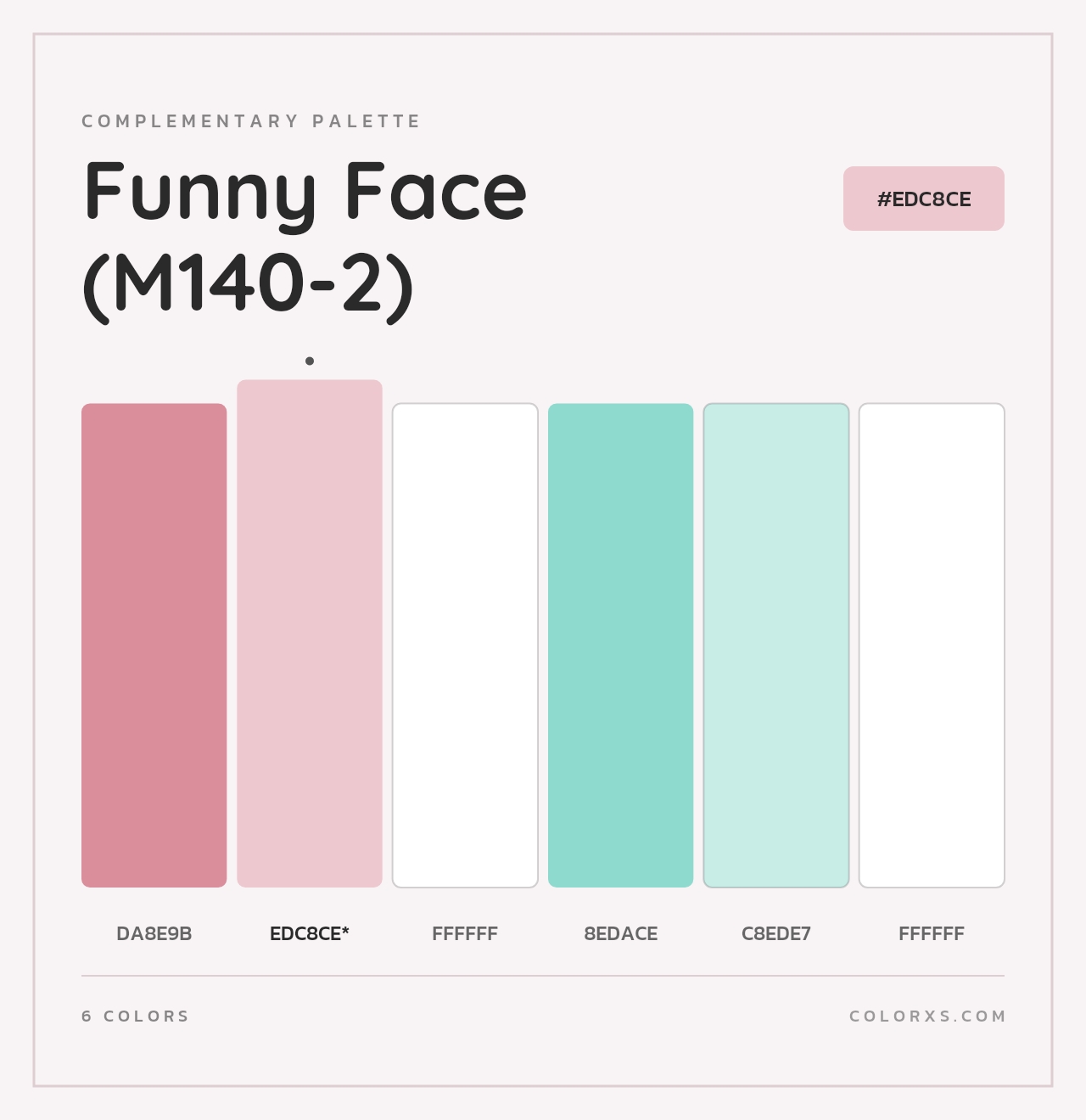 Funny Face (M140-2) - Complementary Color Palette