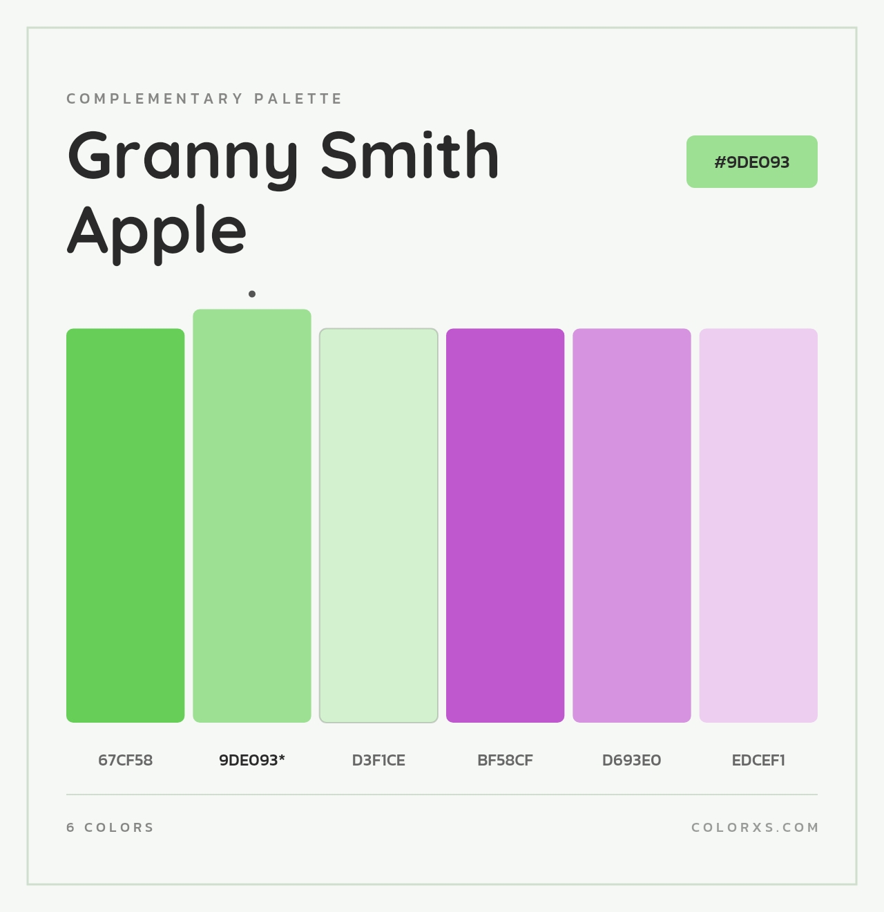 Granny Smith Apple - Complementary Color Palette