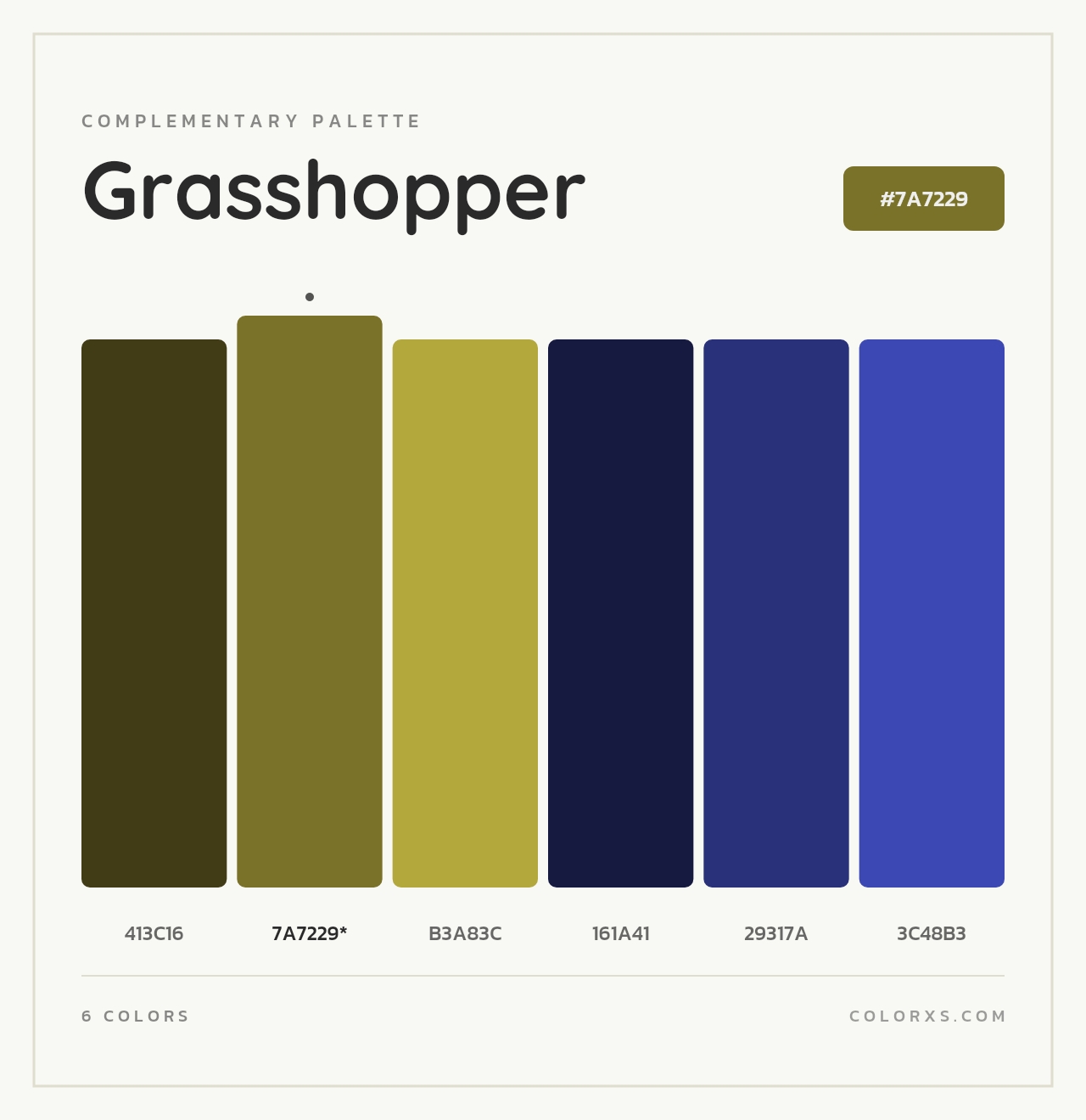 Grasshopper - Complementary Color Palette