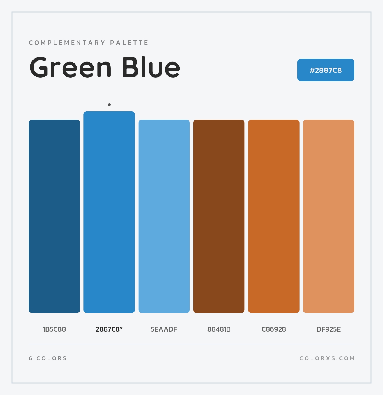 Green Blue - Complementary Color Palette