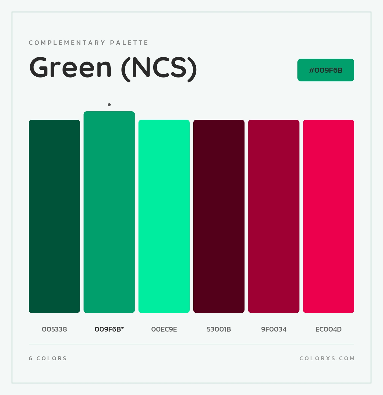 Green (NCS) - Complementary Color Palette