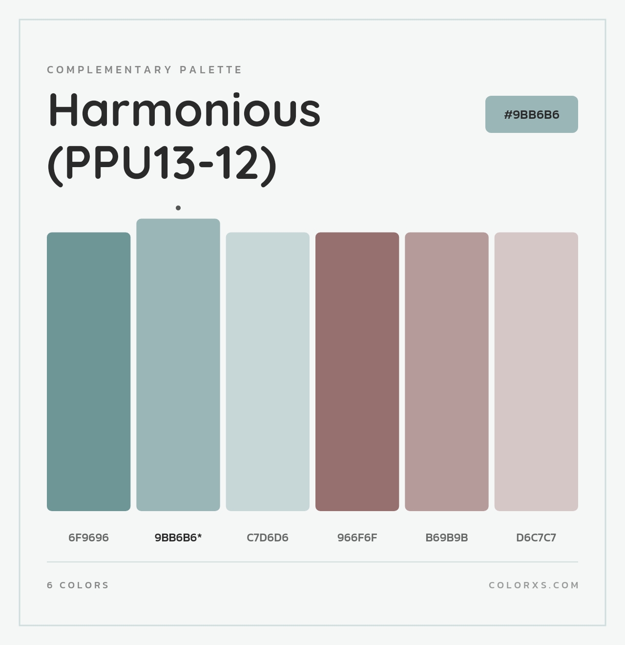 Harmonious (PPU13-12) - Complementary Color Palette