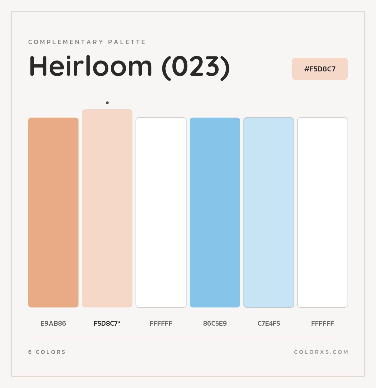 Heirloom (023) - Complementary Color Palette