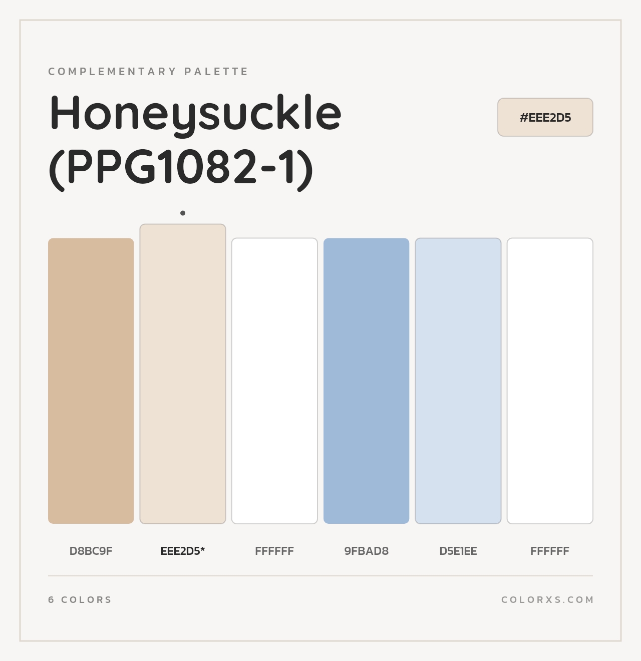 Honeysuckle (PPG1082-1) - Complementary Color Palette