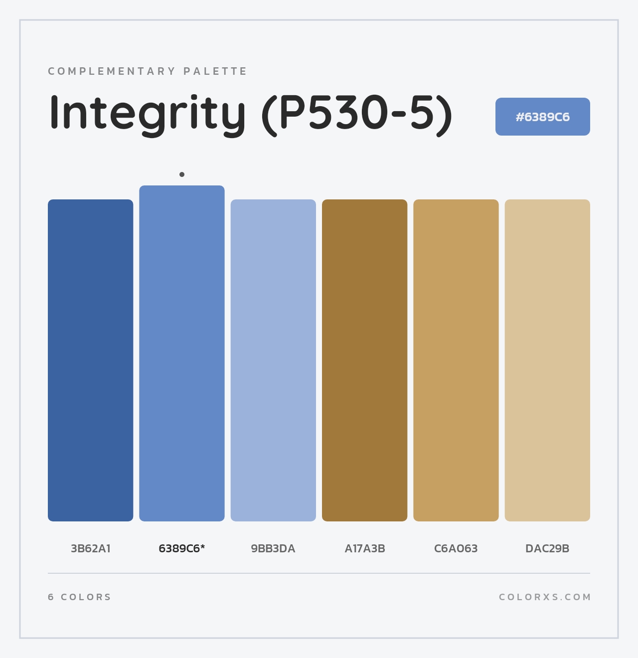 Integrity (P530-5) - Complementary Color Palette