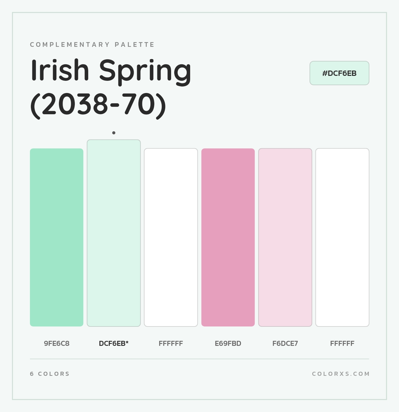 Irish Spring (2038-70) - Complementary Color Palette