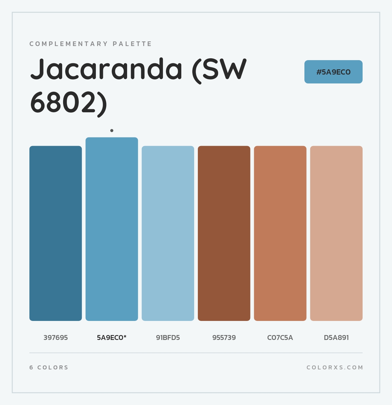 Jacaranda (SW 6802) - Complementary Color Palette