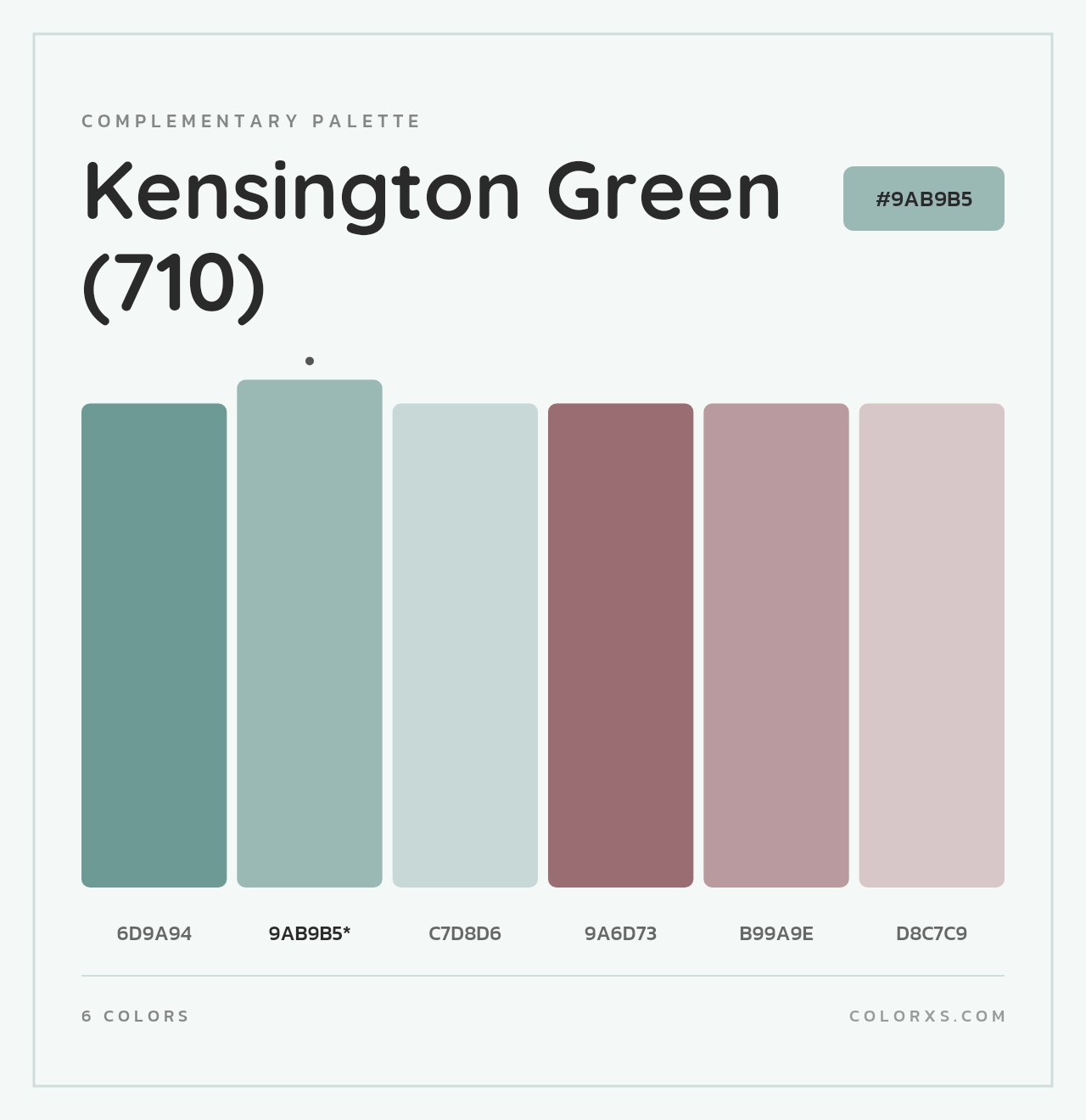 Kensington Green (710) - Complementary Color Palette