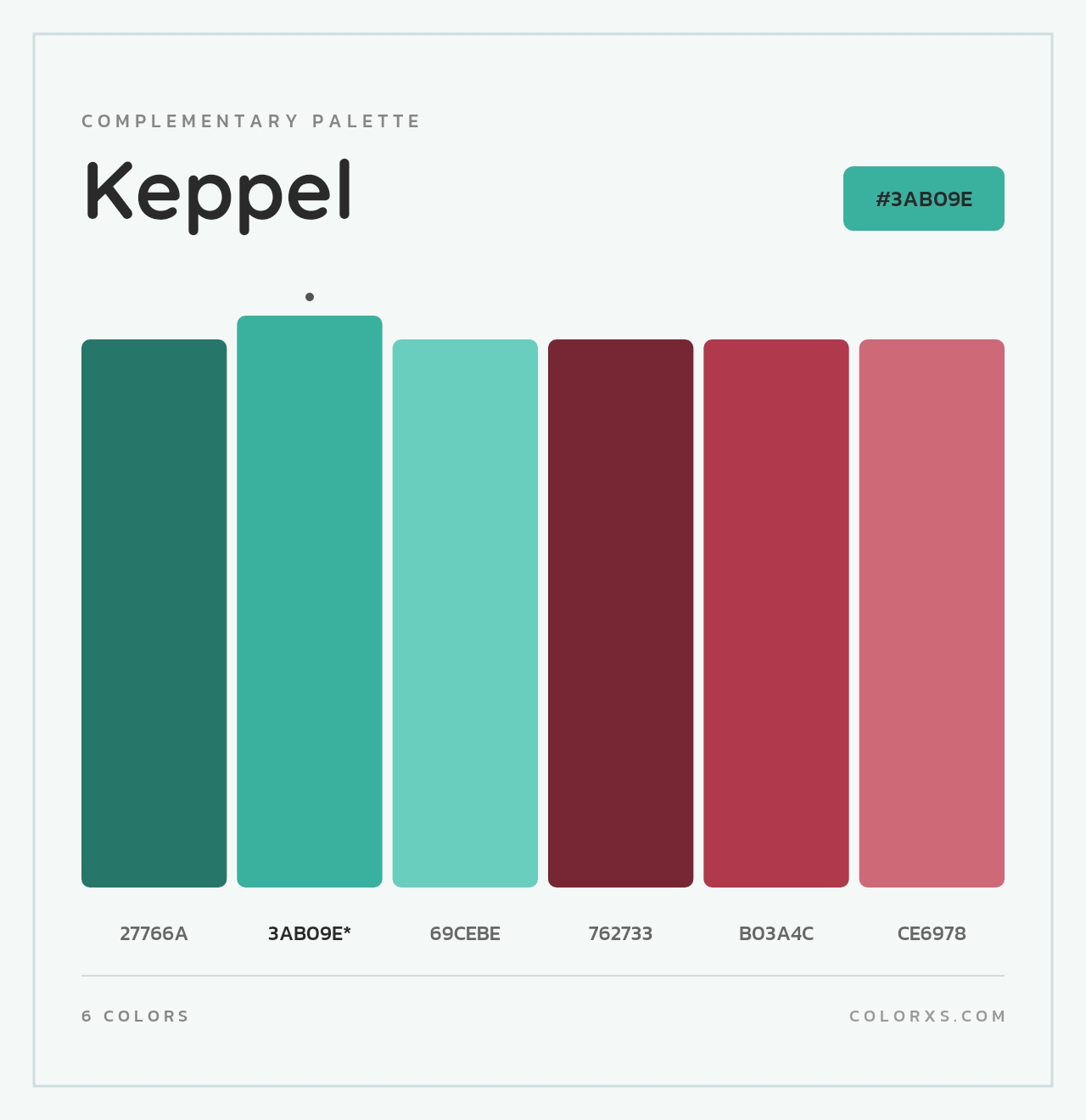 Keppel - Complementary Color Palette