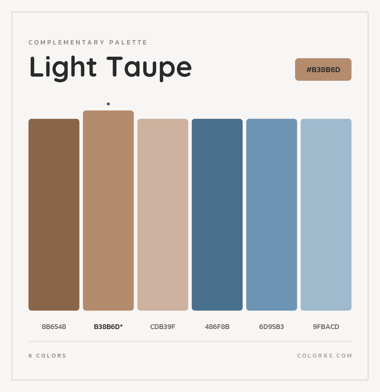 Light Taupe - Complementary Color Palette