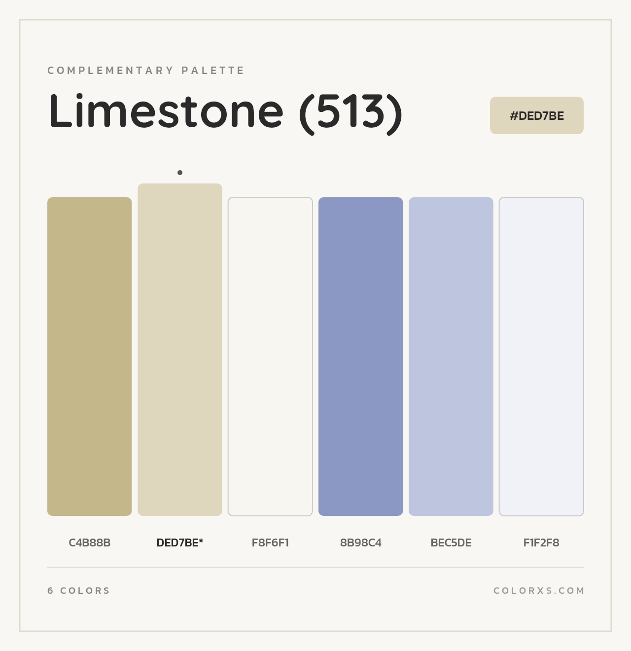 Limestone (513) - Complementary Color Palette