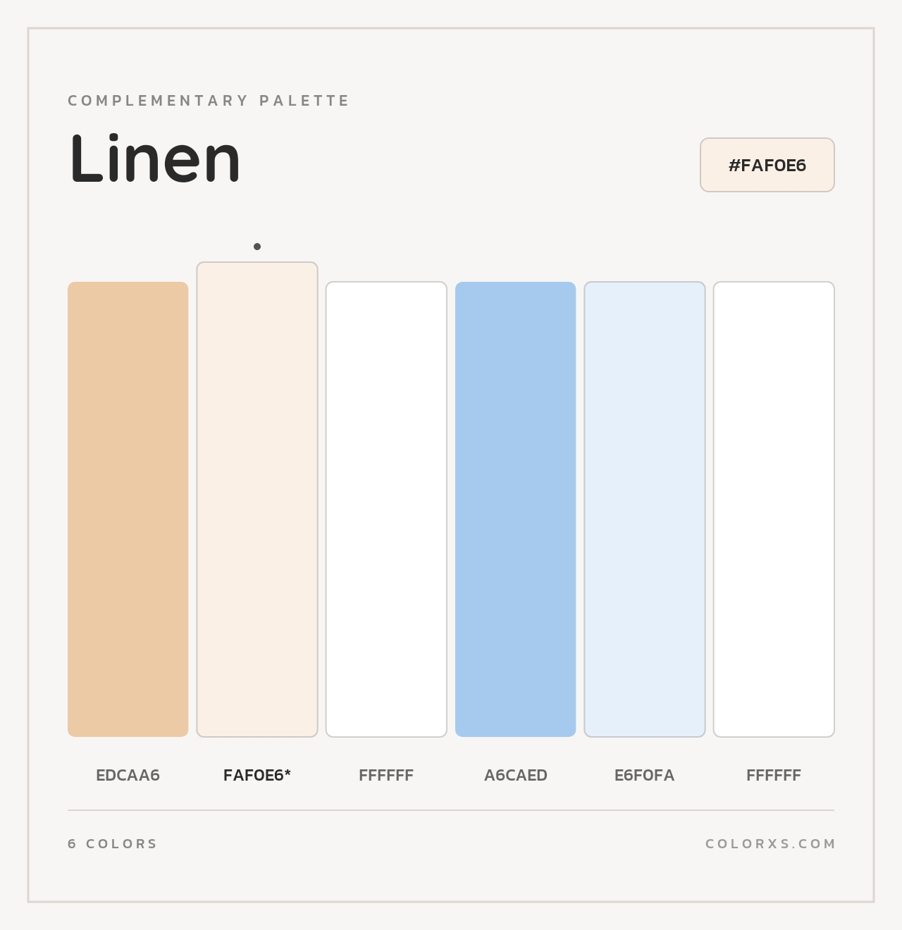 Linen - Complementary Color Palette
