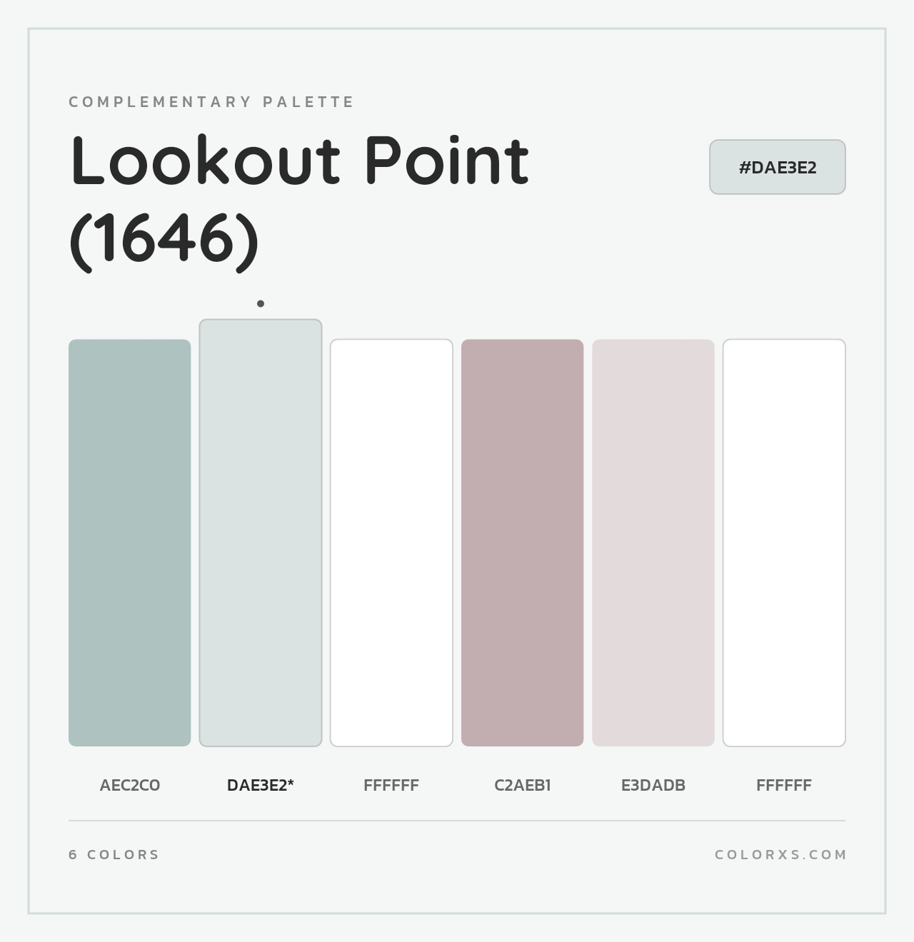 Lookout Point (1646) - Complementary Color Palette