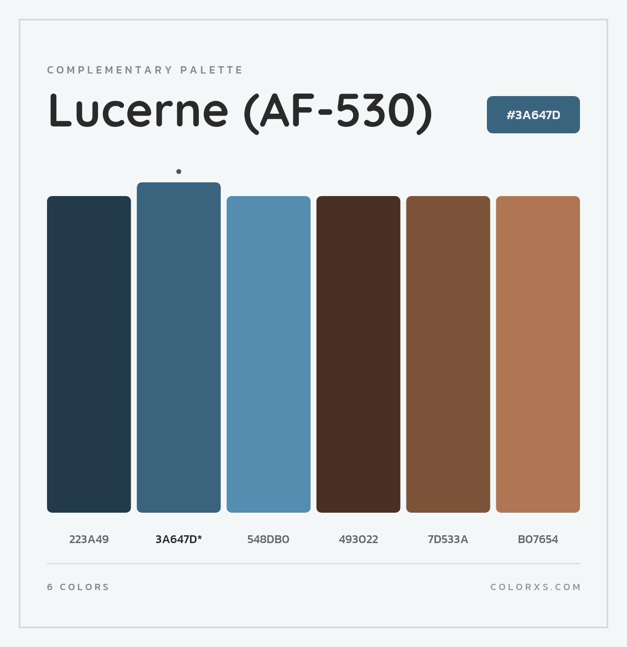 Lucerne (AF-530) - Complementary Color Palette