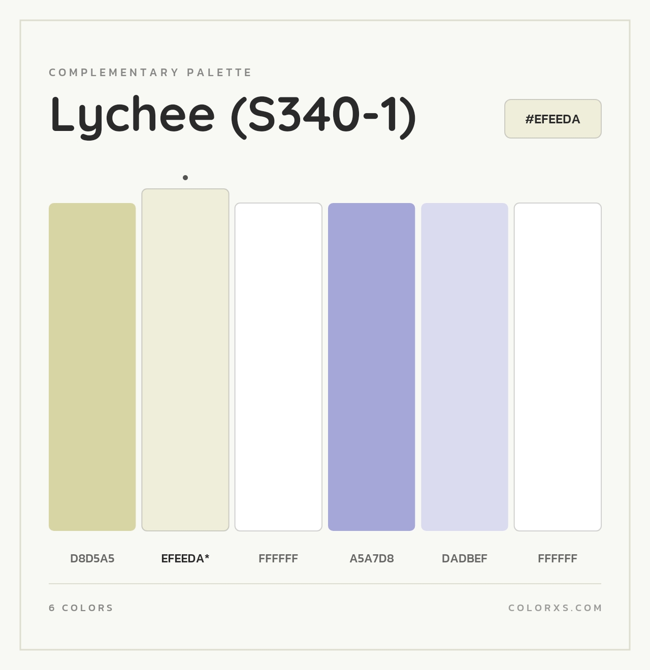 Lychee (S340-1) - Complementary Color Palette