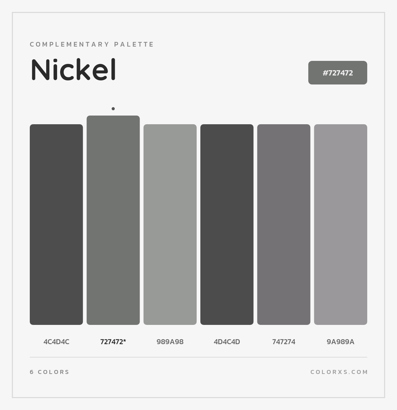 Nickel - Complementary Color Palette