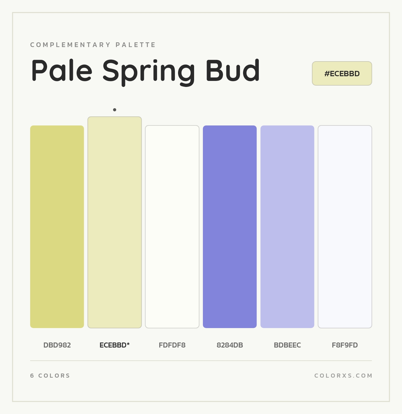 Pale Spring Bud - Complementary Color Palette