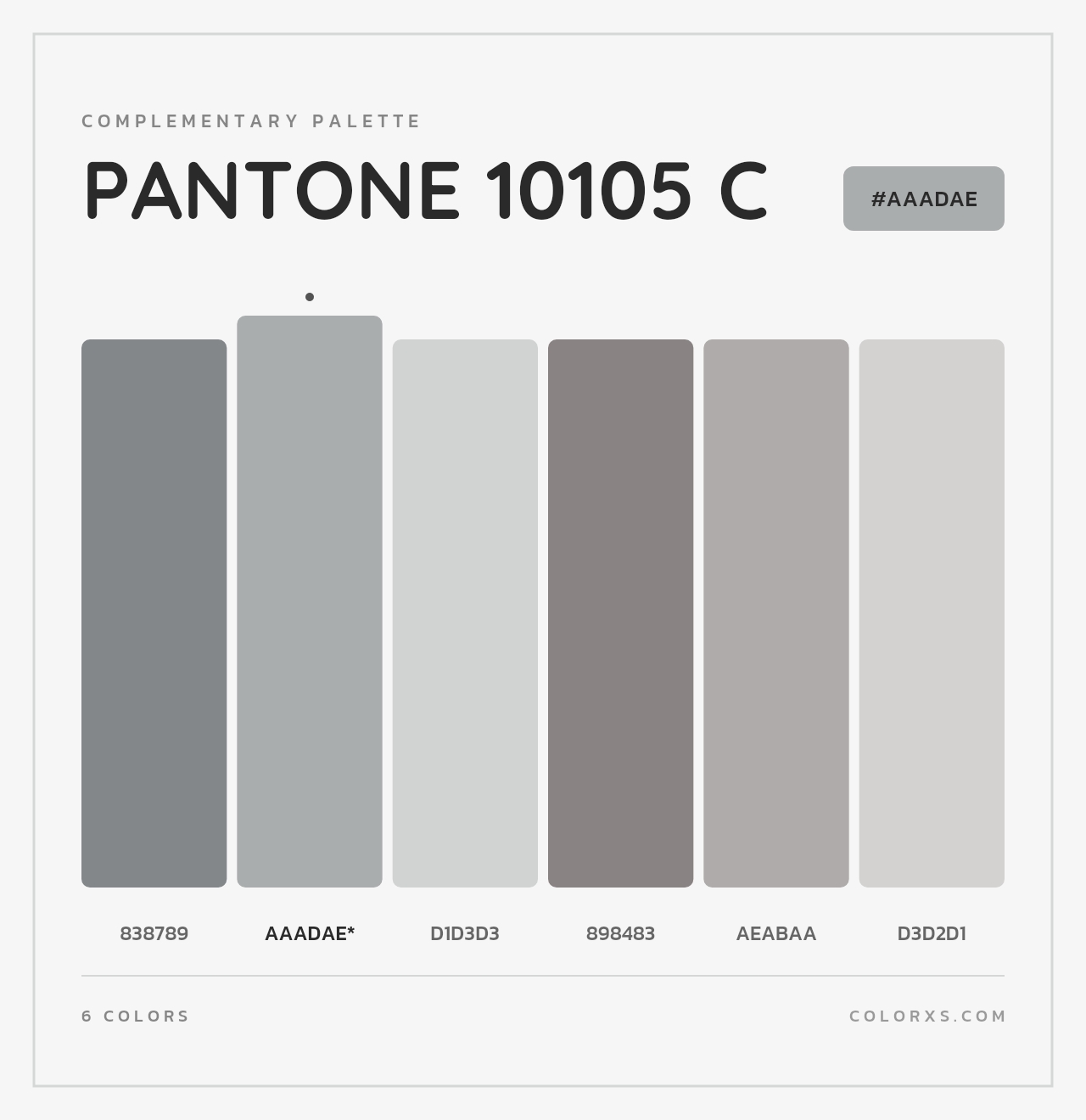 PANTONE 10105 C - Complementary Color Palette