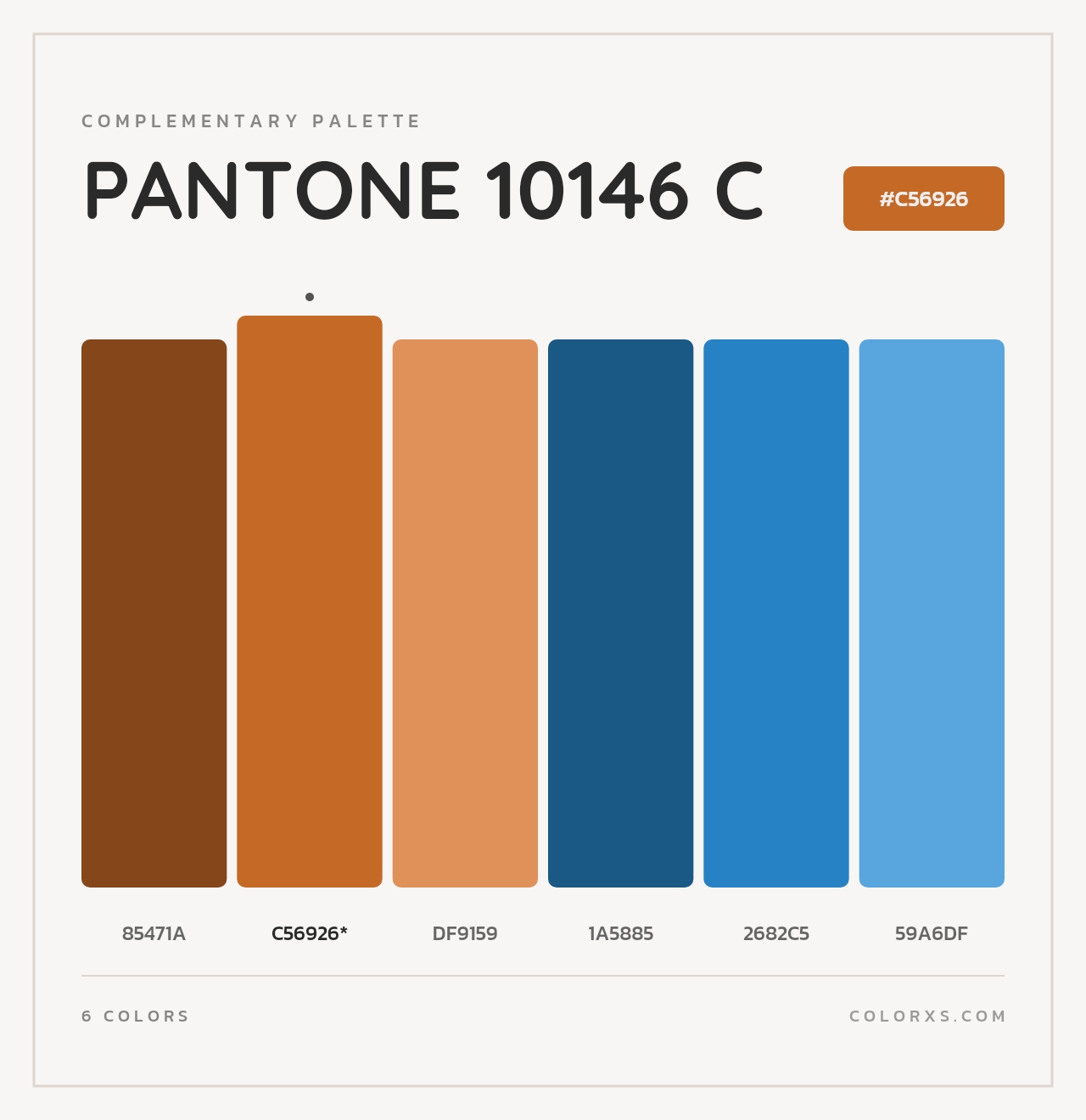 PANTONE 10146 C - Complementary Color Palette